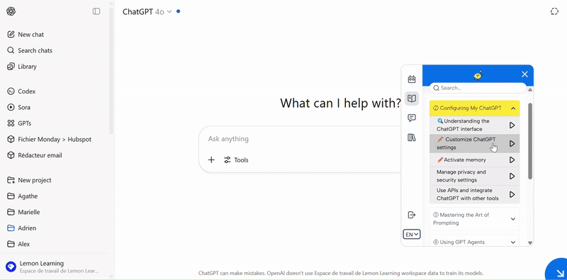 EN GIF - Chatgpt - Activate memory