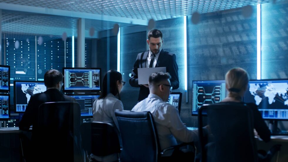 Man discussing IT governance