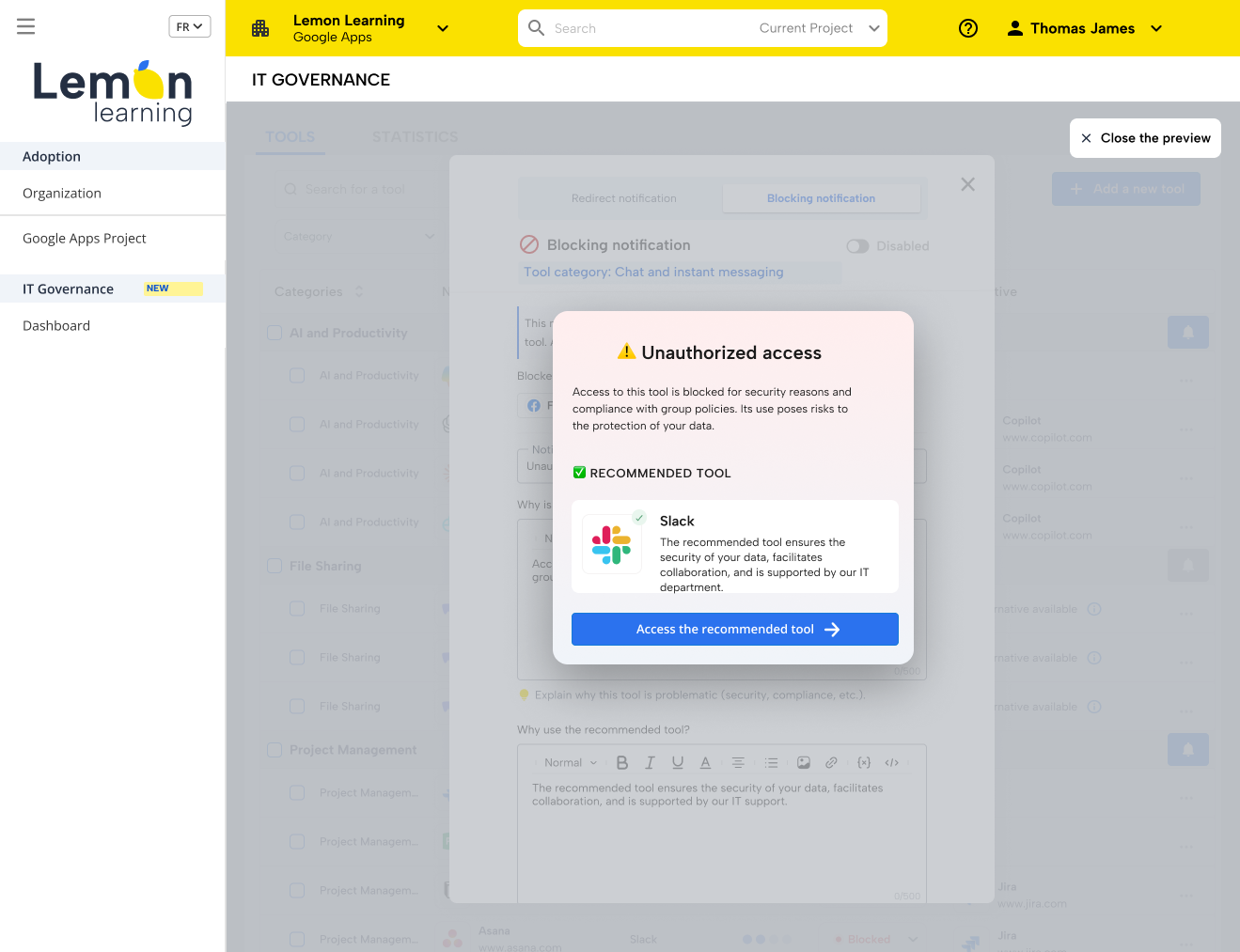 Shadow IT - accès non autorisé Shadow IT - accès non autorisé