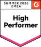 G2 High Performer EMEA Summer 2026