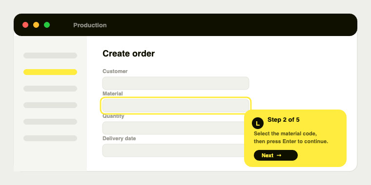 Lemon Learning walkthrough in SAP production at go-live