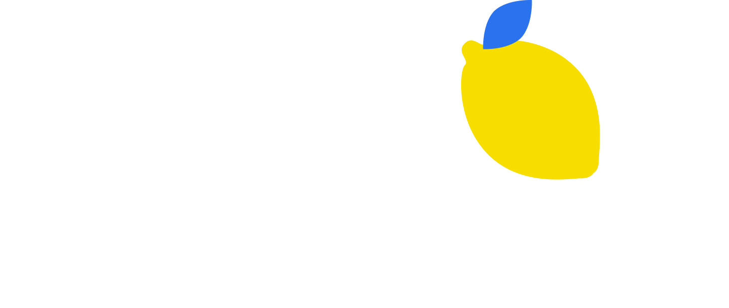 Logo Blanc Feuille Bleu