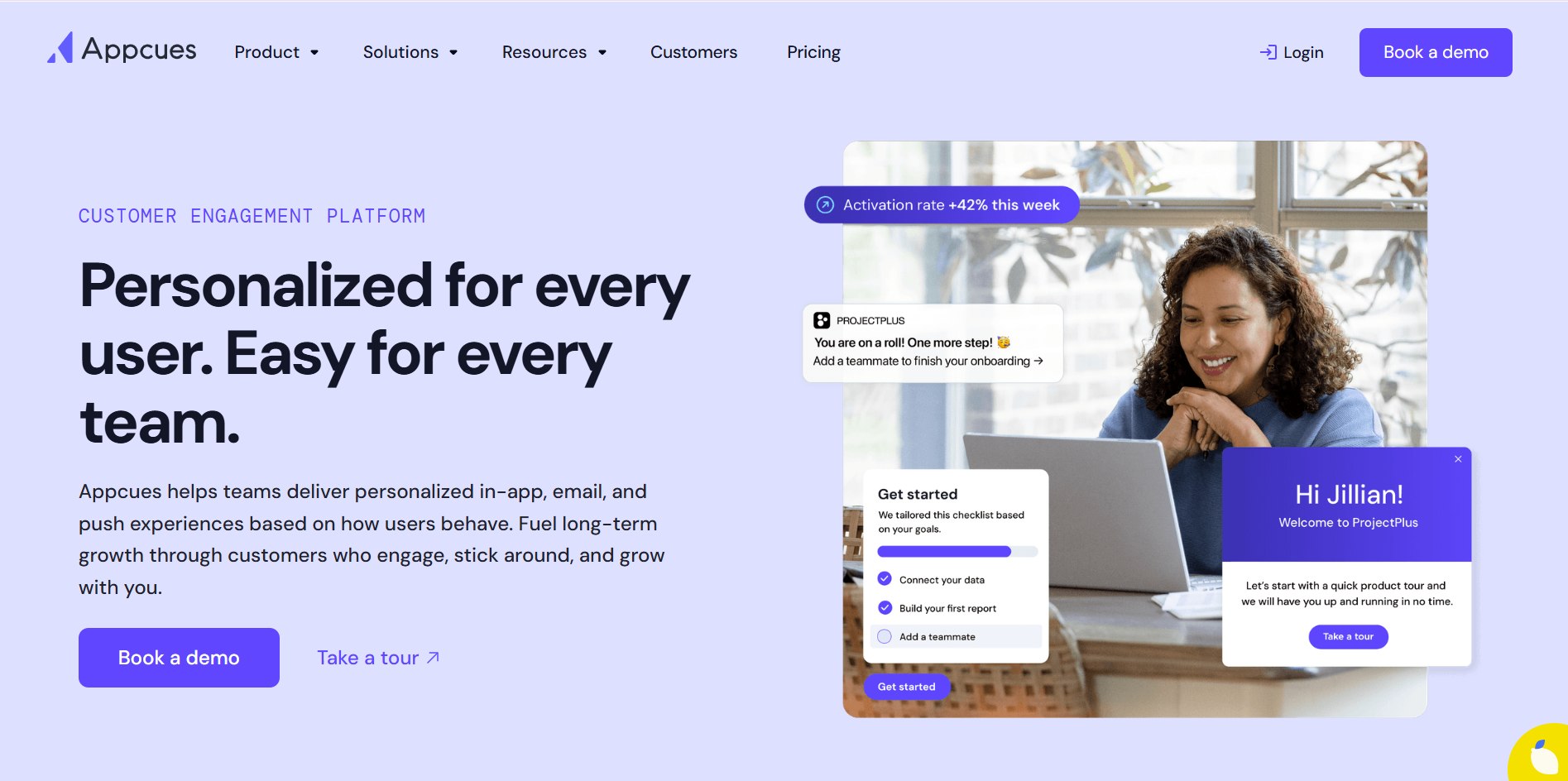 Appcues homepage