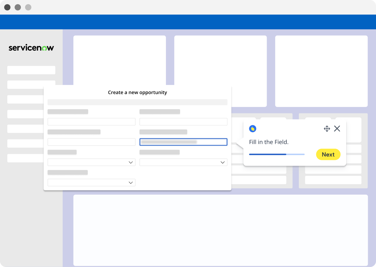 Lemon push notification announcing a ServiceNow change